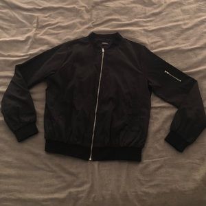 Black Bomber Jacket